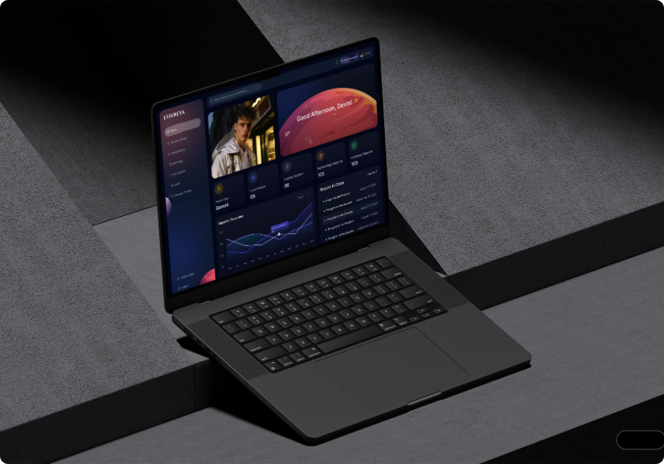 Ethereya product screen