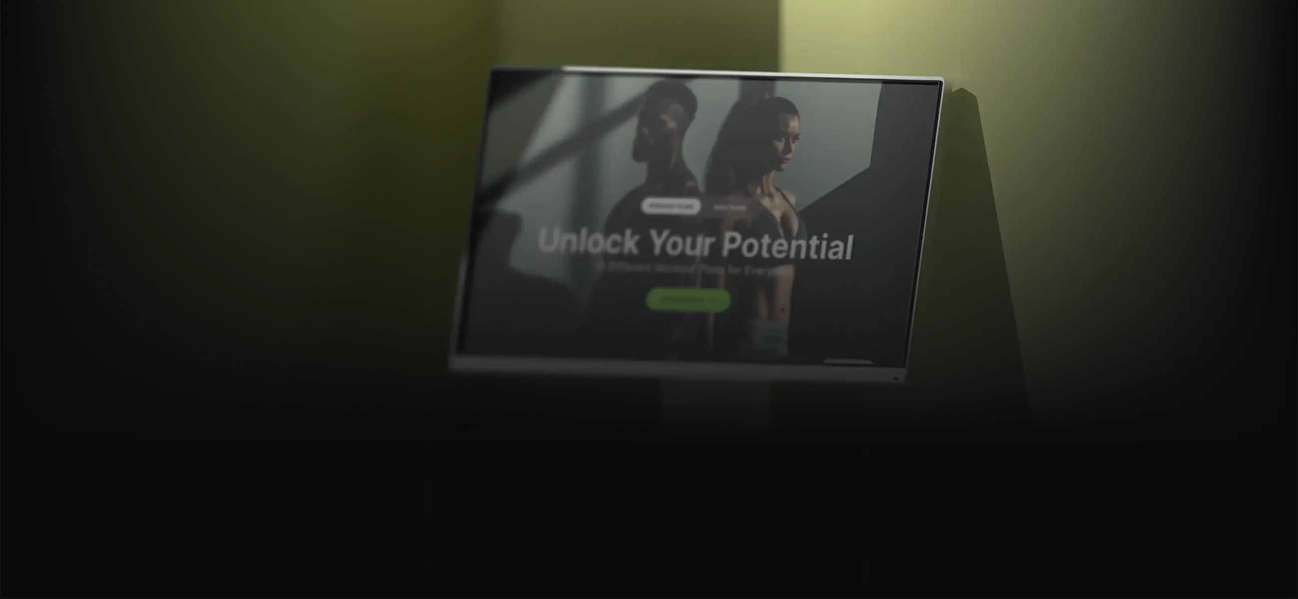 My AI Body fitness and nutrition platform displayed on a desktop monitor
