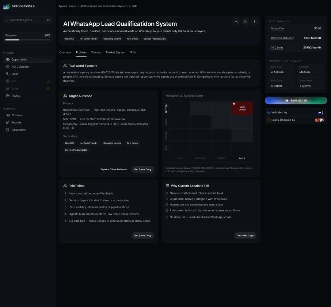 Launched product interface